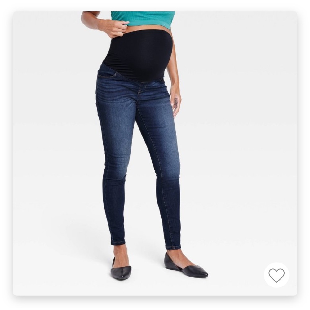 Isabel Maternity by Ingrid & Isabel Dark Blue Skinny Jeans